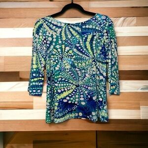 Lilly Pulitzer Waverly Top in Roe Your Boat